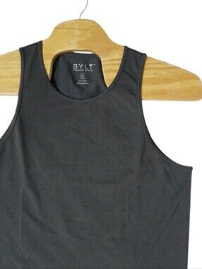 BYLT Basics Lux Drop-Cut Dark Charcoal Tank Mens XL